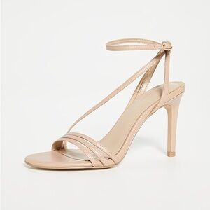 Villa Rouge Strappy Nude Tan Heels Size 8.5